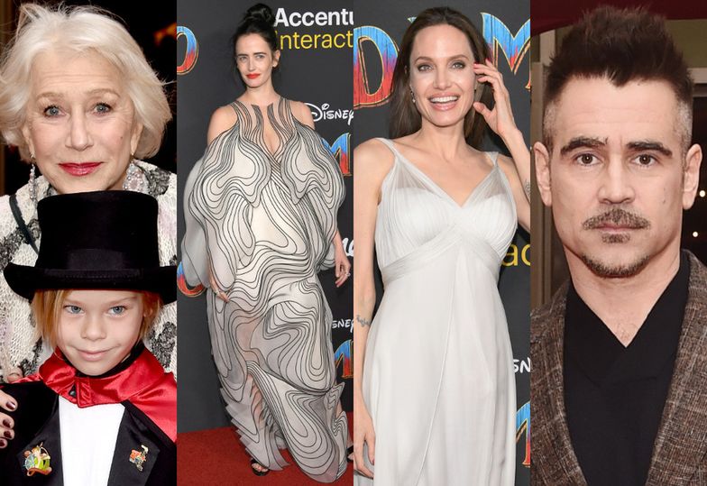 Helen Mirren z wnuczkiem, Eva Green, Angelina Jolie i Colin Farrell