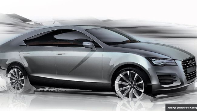 2016 Audi Q6 - nieoficjalna wizualizacja (autor: George Achorn)