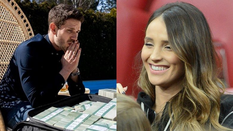 Antek Królikowski chwali się zdjęciem z walizką pieniędzy