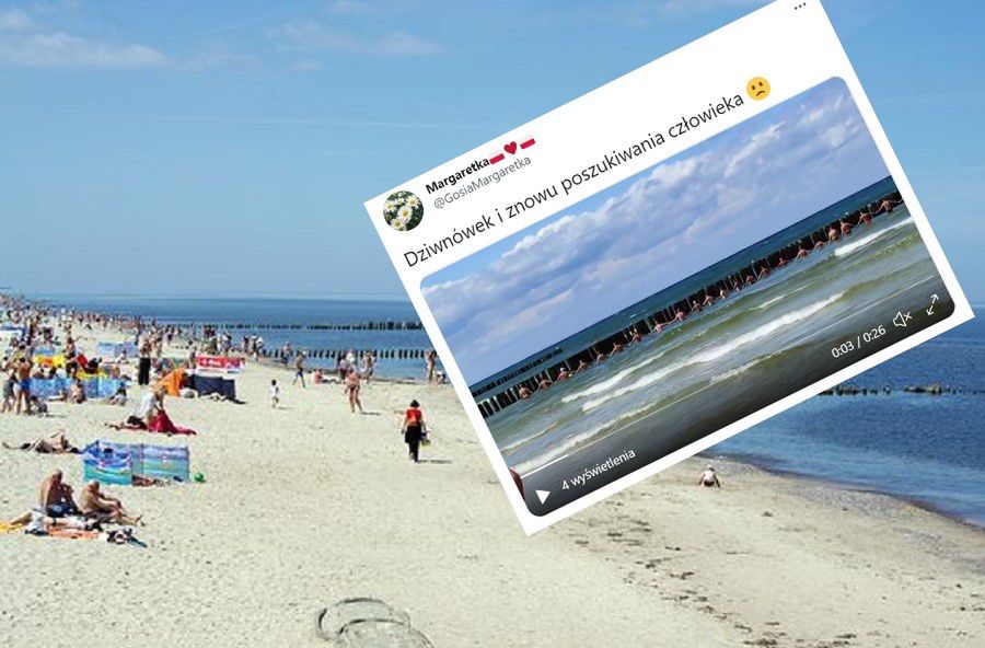 Łańcuch życia sformowano na plaży w Dziwnówku na Pomorzu Zachodnim