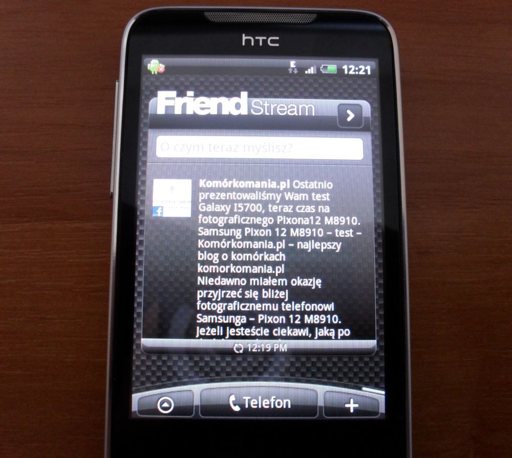 HTC Legend - pierwsze wrażenia 4
