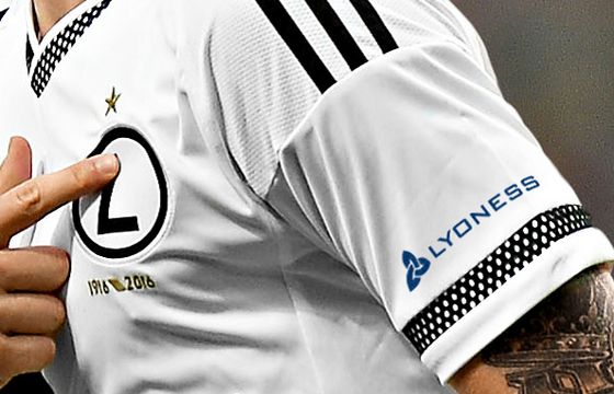 Lyoness jako sponsor Legii Warszawa przez trzy lata na jej koszulkach