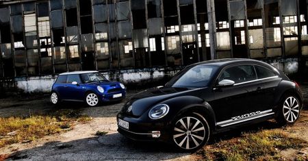 Volkswagen Beetle Sport 2,0 TSI DSG vs Mini Cooper S - powrót do przyszłości [test autokult.pl]