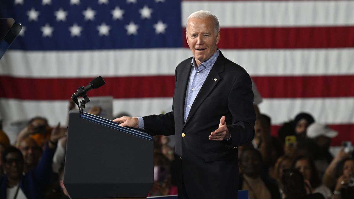 ATLANTA, USA - MARCH 09: US President Joe Biden delivers remarks at a campaign event in Atlanta, Georgia, on March 9, 2024. (Photo by Peter Zay/Anadolu via Getty Images)