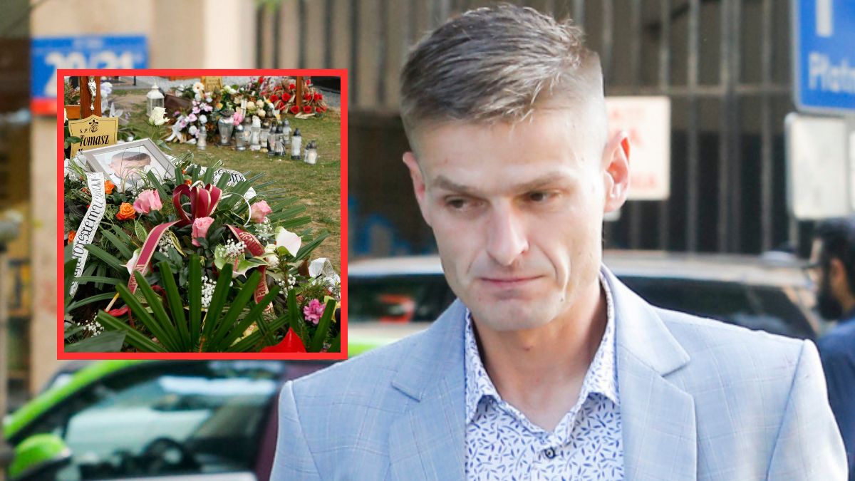 Na grobie Tomasza Komendy dalej palą się znicze.