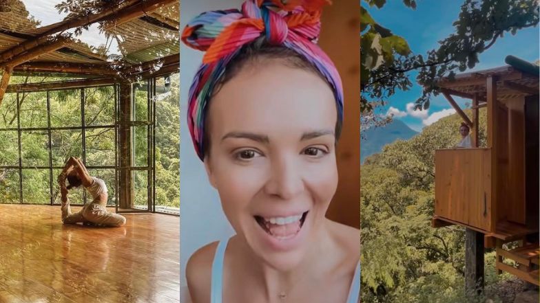 Anna Wendzikowska medytuje w Gwatemali