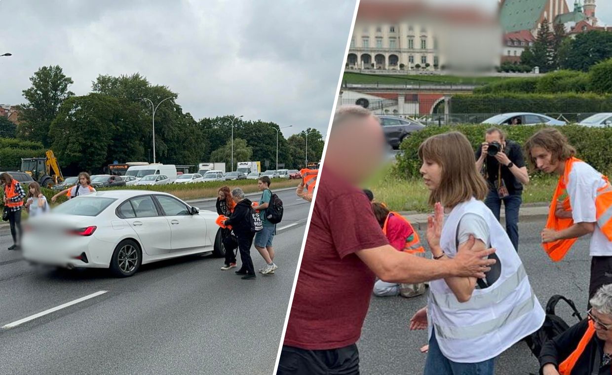 "Ja was rozjadę". Awantura w centrum Warszawy