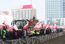 Objazdy w Warszawie. Rolnicy blokują Al. Jerozolimskie