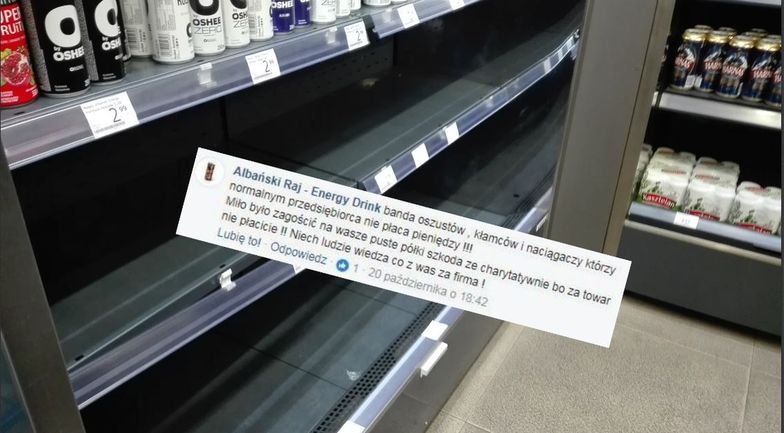 Puste półki to w ostatnim czasie typowy widok w sklepach Małpka Express