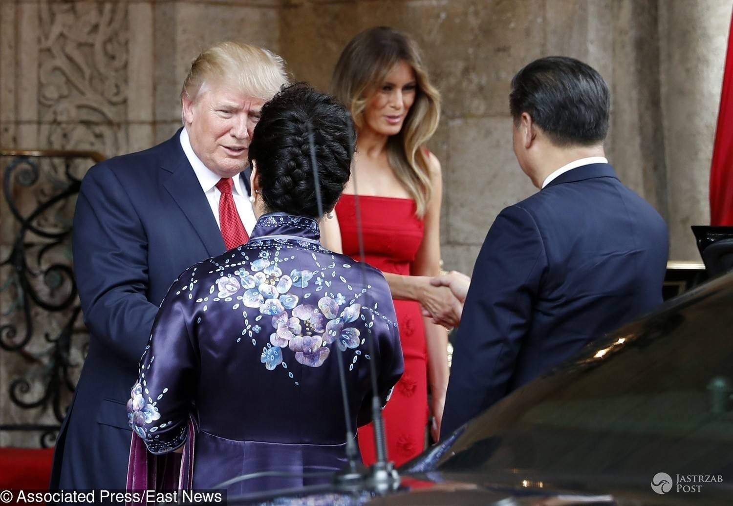 Melania Trump i Donald w Chinach
