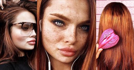 RUDA Luxuria z domalowanymi piegami wydyma usta do zdjęć. "Ogień, petarda!" (FOTO)