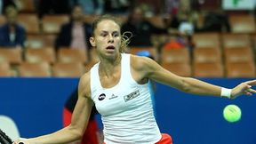WTA Katowice: Magda Linette - Pauline Parmentier 0:2 (galeria)