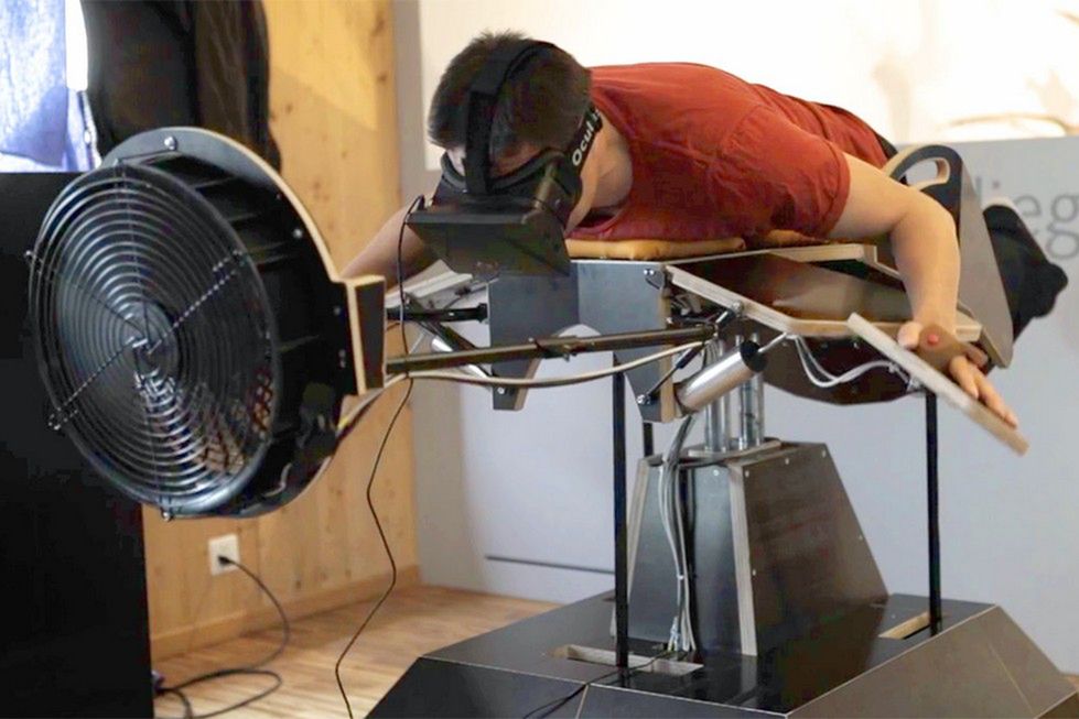 Birdly - realistyczny symulator drapieżnego ptaka. Po to powstał Oculus Rift!