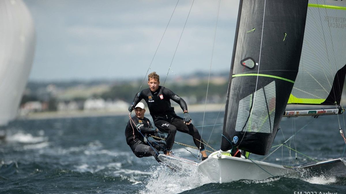 Łukasz Przybytek i Jacek Piasecki na 5 miejscu w mistrzostwach Europy w klasie 49er