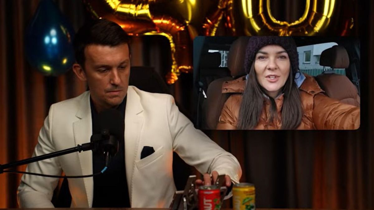 YouTube / Break Point / Na zdjęciu: Dawid Celt/ w tle: Agnieszka Radwańska