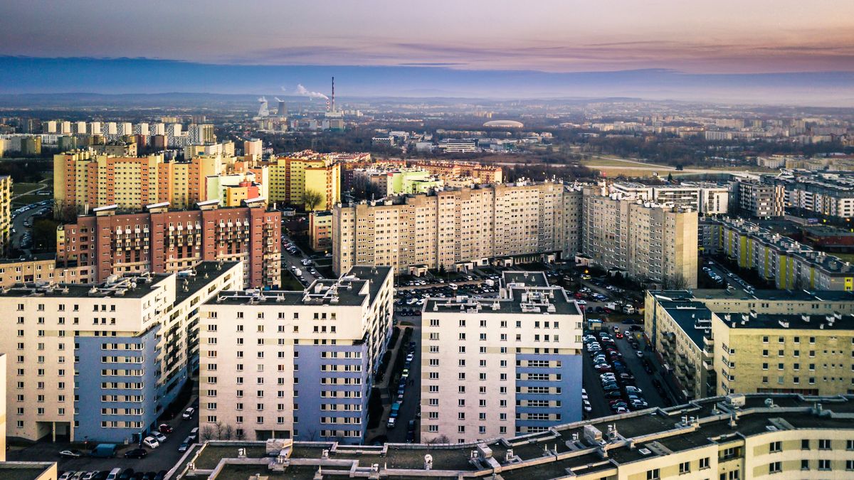 kraków, budynki, osiedle, bloki, city, horyzont, budowa, krajobraz miasta, miejski, niebo, rodzina, dom, mieszkanie, architektura, sundown, sunset, drapacz, new-york, bisnes, manhatan, lampki, ruch drogowy, droga, ulica, samochody, traffic, mistrzejowice, polska, panorama