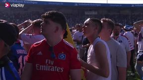 Koszmar kibiców HSV. Świętowali awans na murawie, nagle wydarzył się absolutny dramat (wideo)