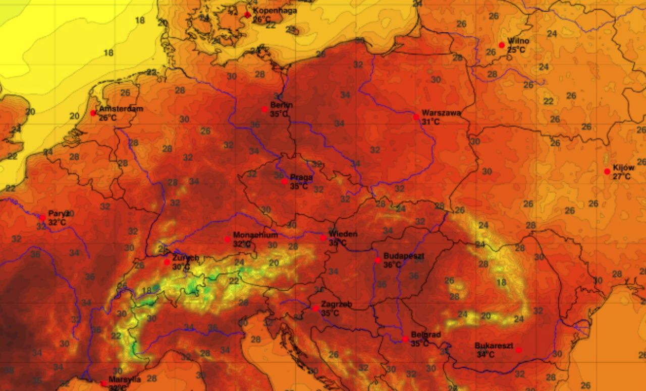 Apogeum fali upałów. Są najnowsze prognozy pogody