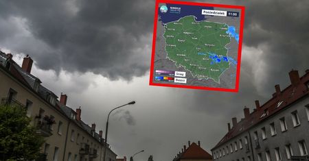 Cyklon Dorte nadchodzi. Pół Polski ze śniegiem, pół z wiosną