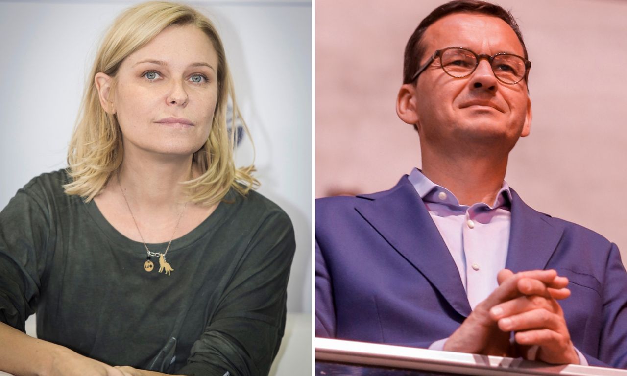 Młynarska do Morawieckiego: "Dziadu, zrobiłeś mi dzień!"