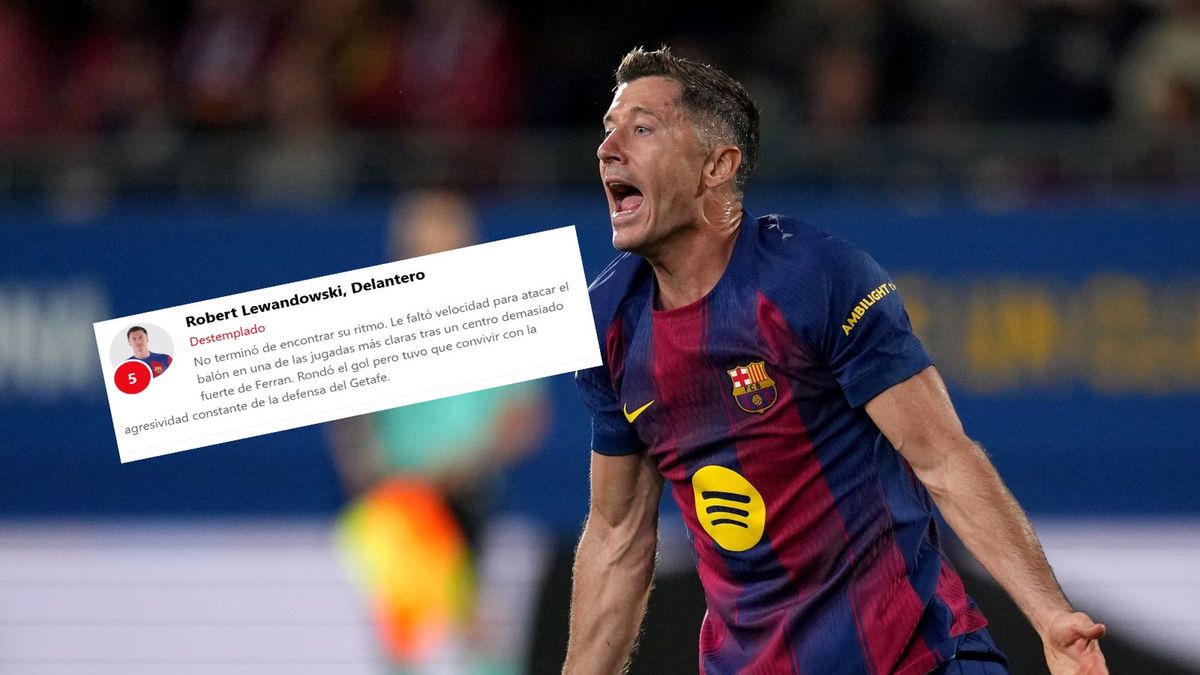 Getty Images / Alex Caparros/Getty Image/ sport.es / Na zdjęciu: Robert Lewandowski