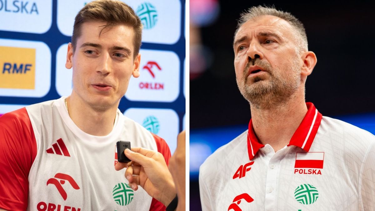 Getty Images / Marcin Golba/Mateusz Slodkowski / Na zdjęciu: Kamil Semeniuk i Nikola Grbić