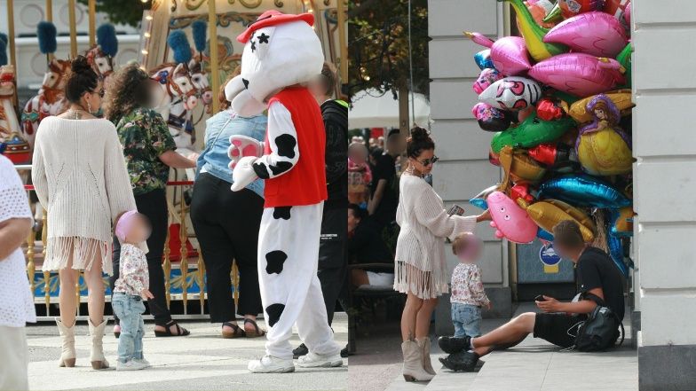 Maja Hyży spaceruje z rodziną po Sopocie