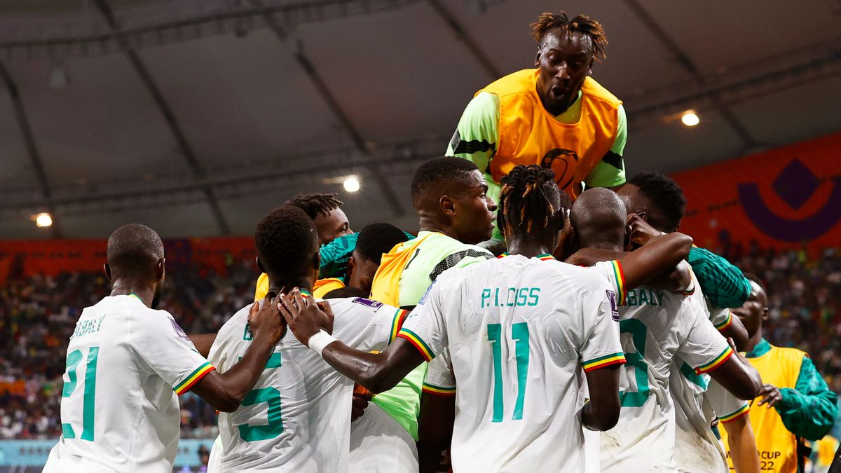 radość piłkarzy reprezentacji Senegalu
