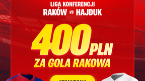 Promocja Superbet: bonus 400 zł za gola Rakowa w meczu z Hajdukiem | kod BETWP