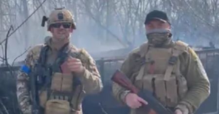 Amerykanin z Ukraińcami. Pokazał jak niszczą Rosjan