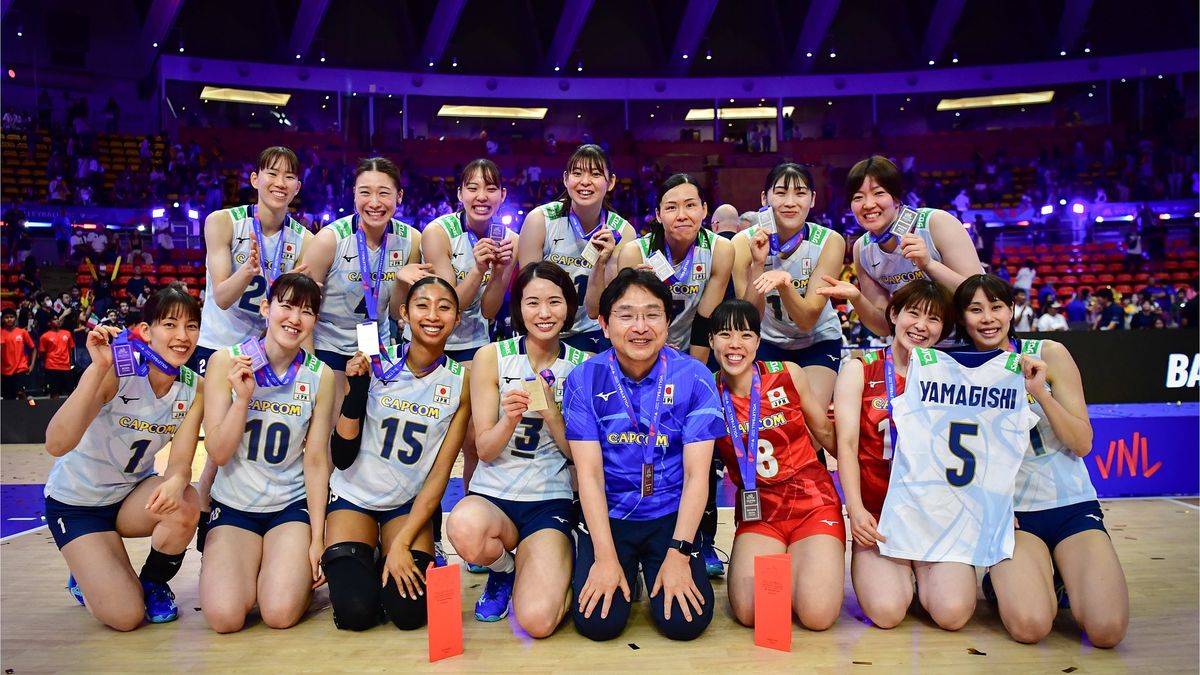 Materiały prasowe / VolleyballWorld / Na zdjęciu: reprezentacja Japonii