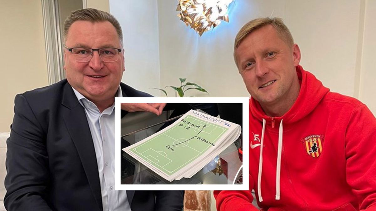 Twitter / twitter.com/LaczyNasPilka / Czesław Michniewicz i Kamil Glik