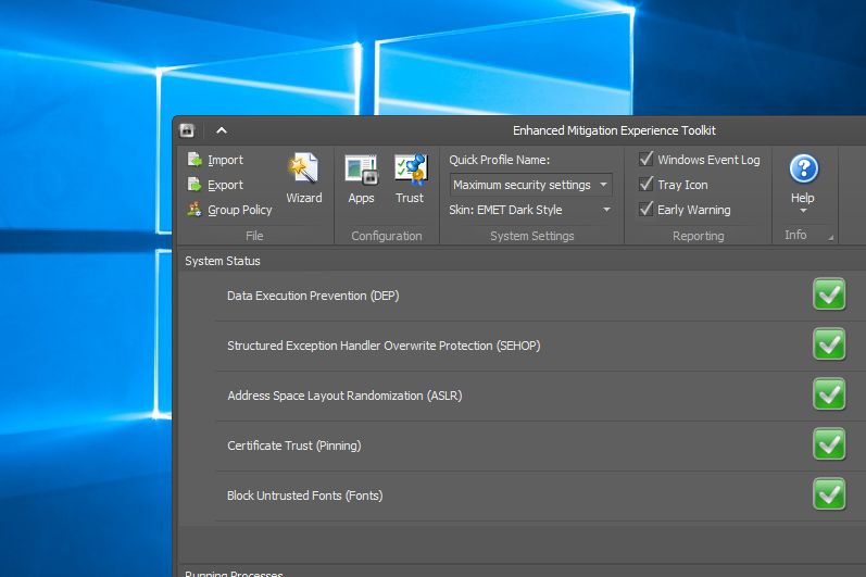 Testowy EMET jest już zgodny z Windows 10