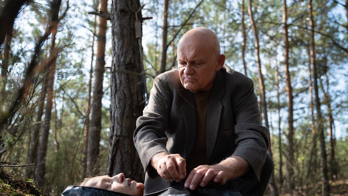 Kadr z serialu "W głębi lasu"