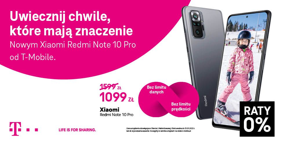 T-Mobile z nową ofertą. Internet w smartfonie bez limitu danych i prędkości 3