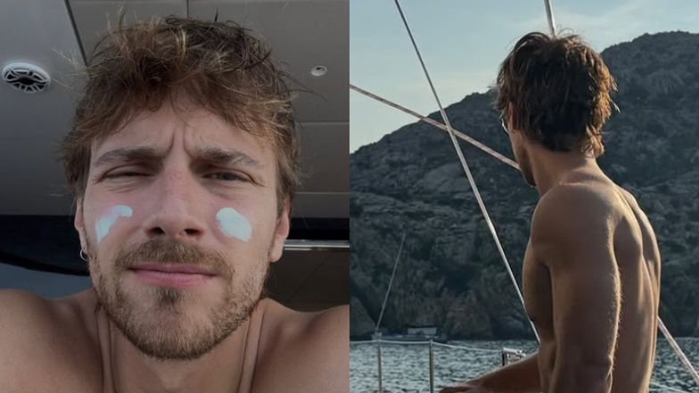 Maciej Musiał świeci gołą klatą