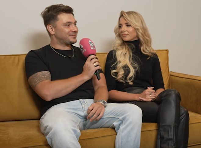 Daniel Martyniuk z żoną Faustyną