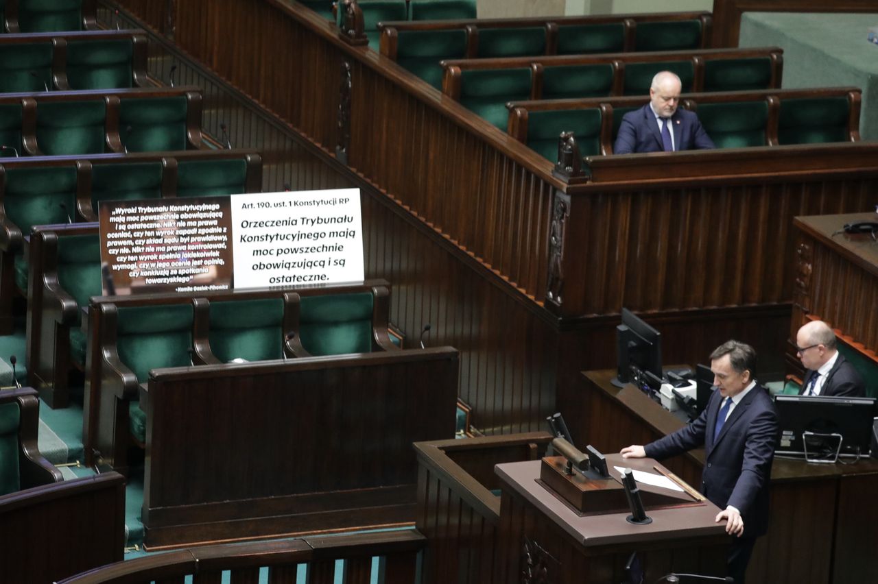 Ziobro miał mieć wielki powrót. Takiego widoku się nie spodziewał