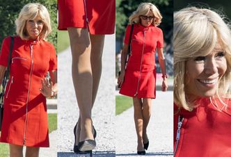 64-letnia Brigitte Macron chwali się nogami w Salzburgu (ZDJĘCIA)