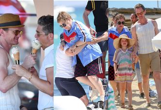 Elton John i Neil Patrick Harris zabrali swoich mężów i dzieci na wspólne wakacje (ZDJĘCIA)