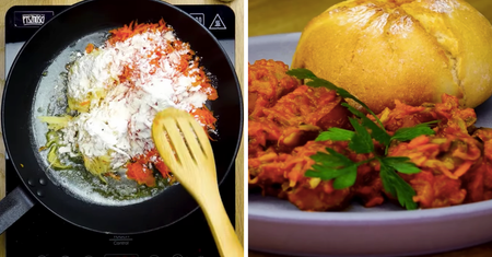 Pieczarkowy a'la bigos