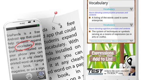 SnaPanda - dotknij słowa, aby poznać jego znaczenie 1