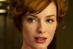 Christina Hendricks z uciekającym kaskaderem