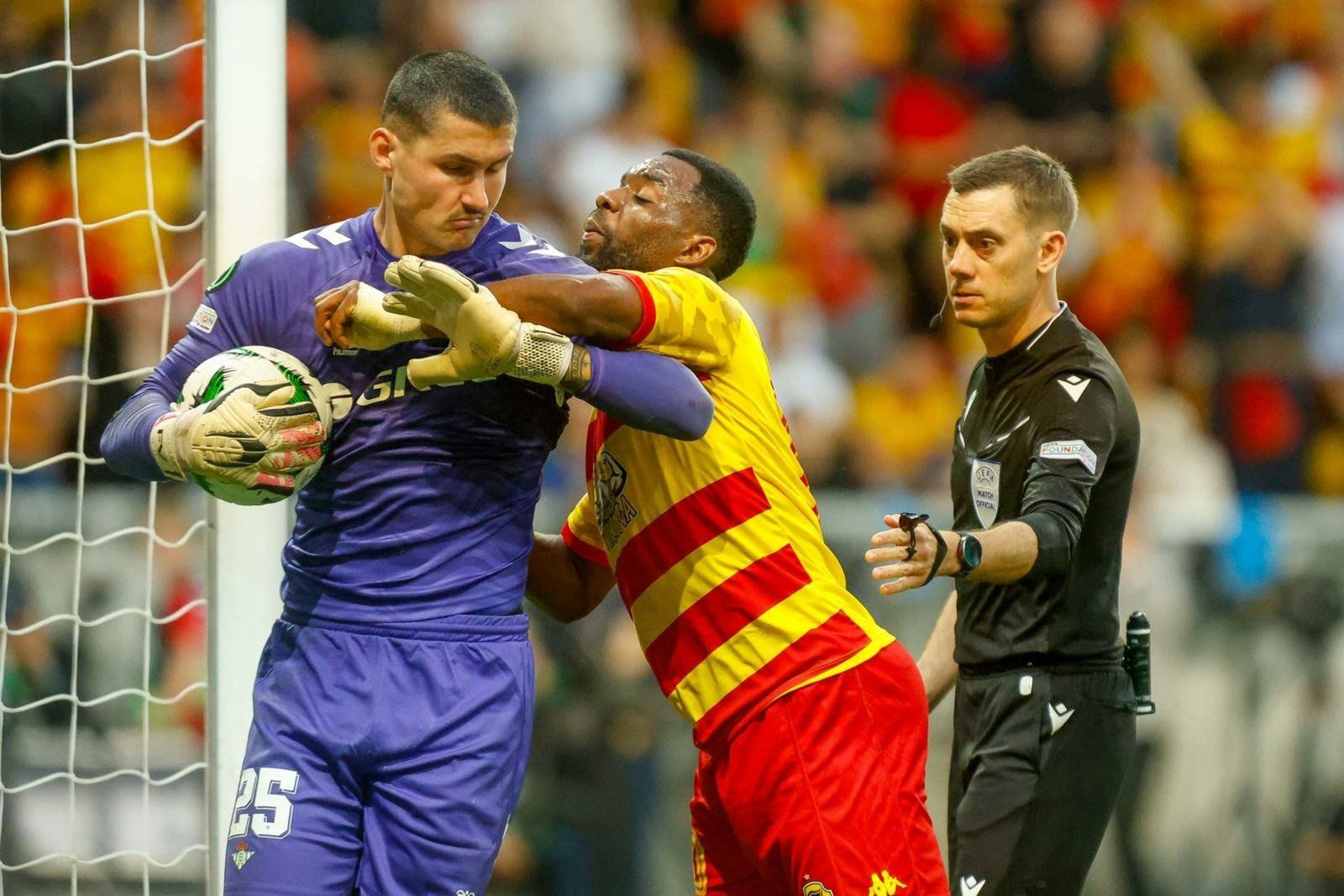 17-04-2025 bialystok liga konferencji jagiellonia real betis fot. wojciech wojtkielewicz kurier poranny/ gazeta wspolczesna/ polska press
