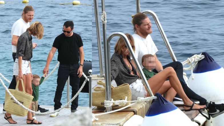 Anja Rubik z partnerem i przyjaciółmi w Cannes
