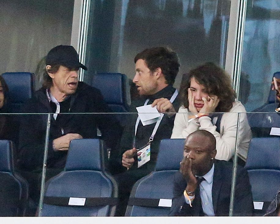 Mick Jagger z synem Lucasem