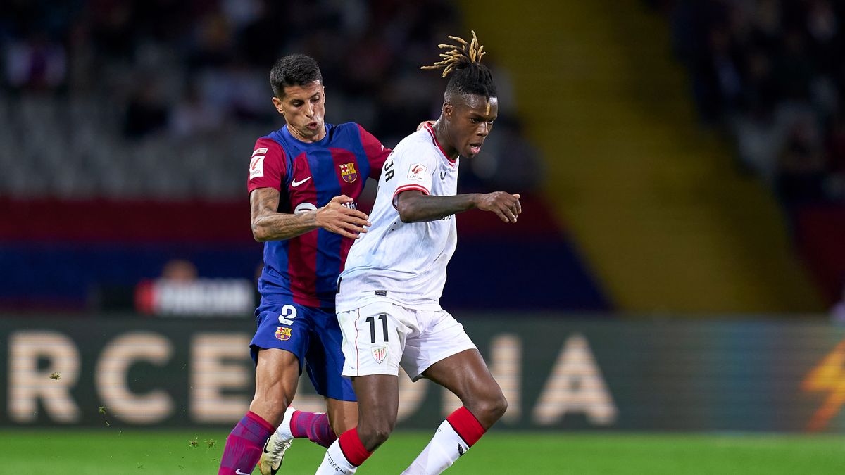 Getty Images / Na zdjęciu: Joao Cancelo oraz Nico Williams