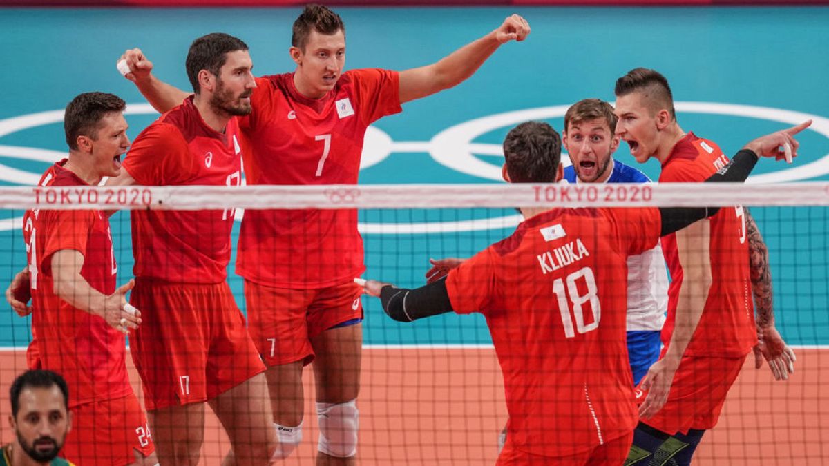 Getty Images / Alexander Safonov/Anadolu Agency / Na zdjęciu: siatkarze reprezentacji Rosji