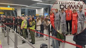 Kilkadziesiąt osób czekało na nich na lotnisku. Pomyłka zepsuła nastroje reprezentantom