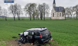 Tragiczny wypadek pod Nysą. Dwie osoby nie żyją